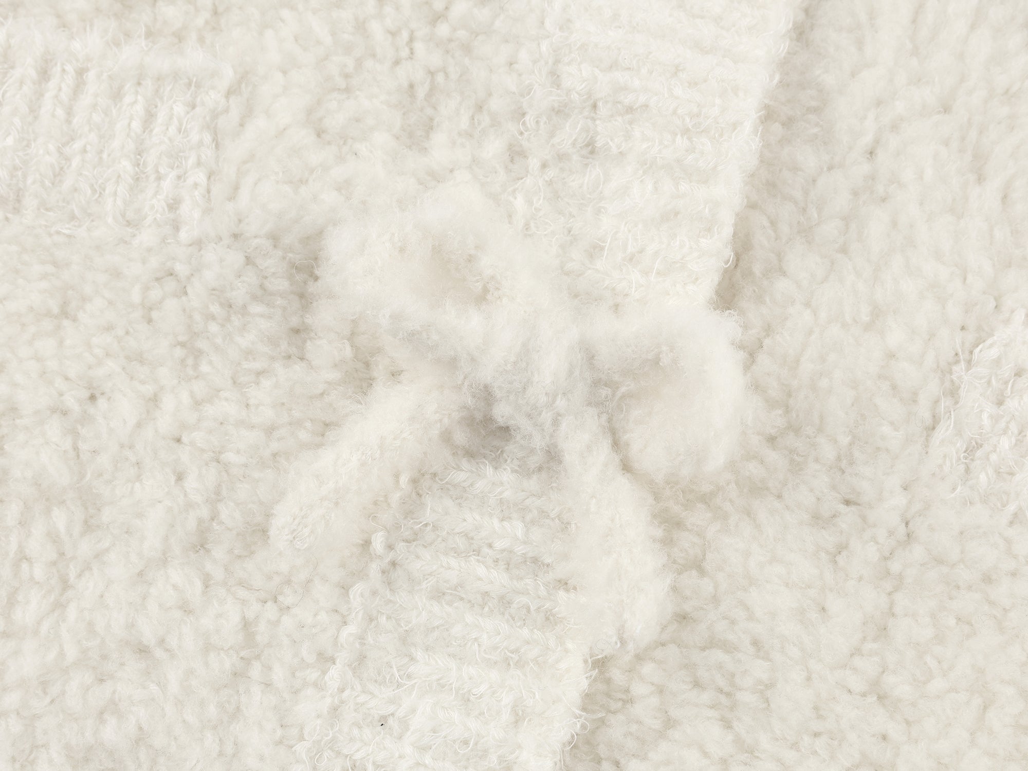 Bow detail knit cardigan in classic French style