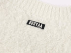 Bow detail knit cardigan in classic French style
