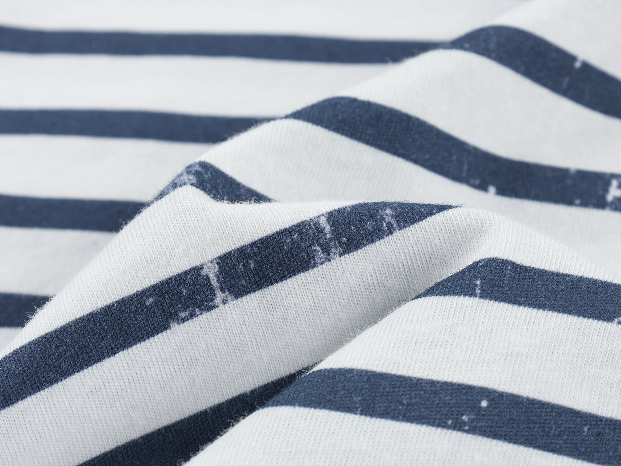 Sailor-striped tee with rope-inspired logo detail