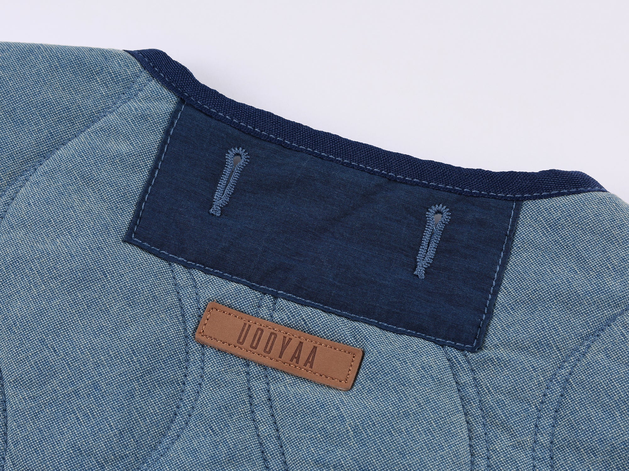 Washed denim m65 quilted liner jacket