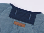Washed denim m65 quilted liner jacket