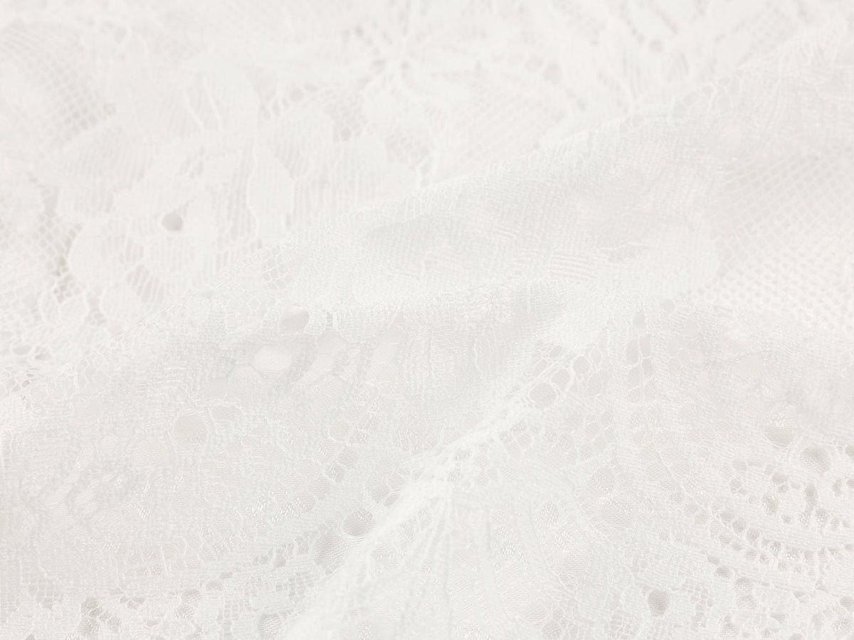 Lace-panel jacquard camisole