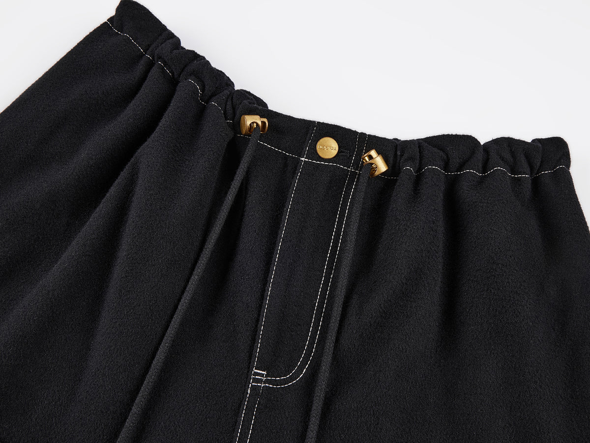 Wool-blend utility trousers