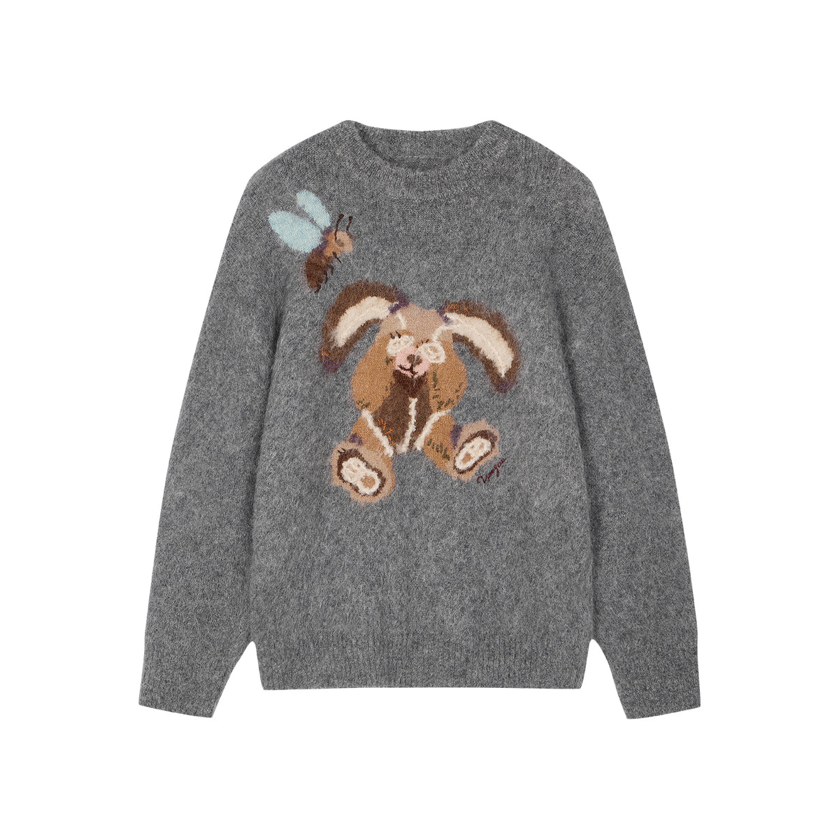 Bunny elf pullover sweater