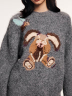 Bunny elf pullover sweater