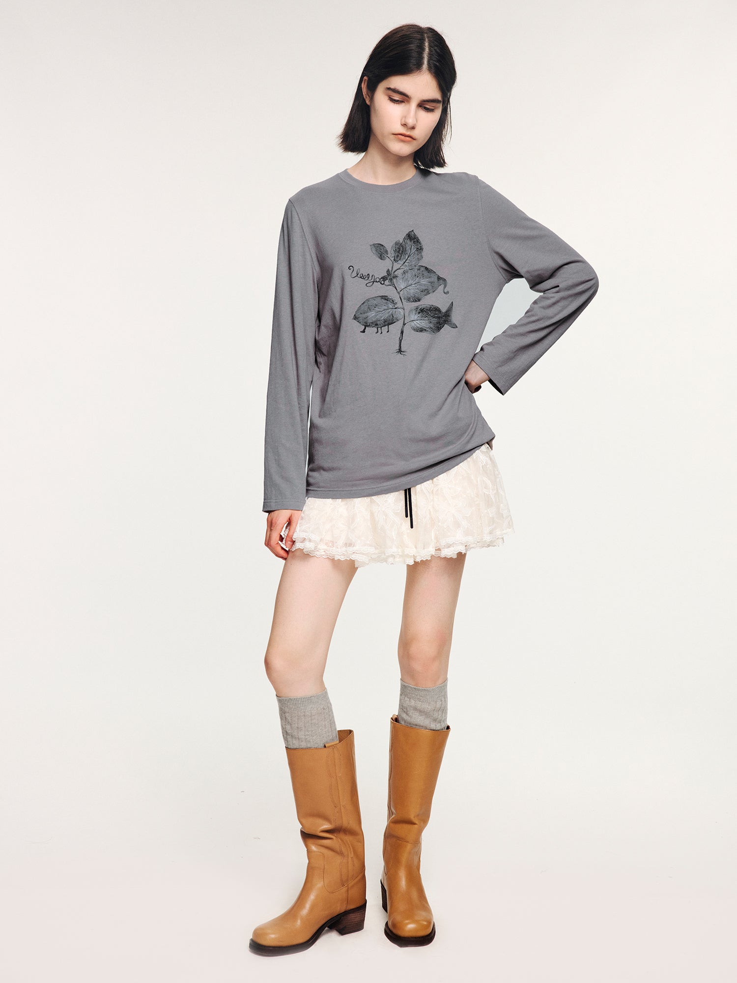 Magical garden long-sleeve t-shirt