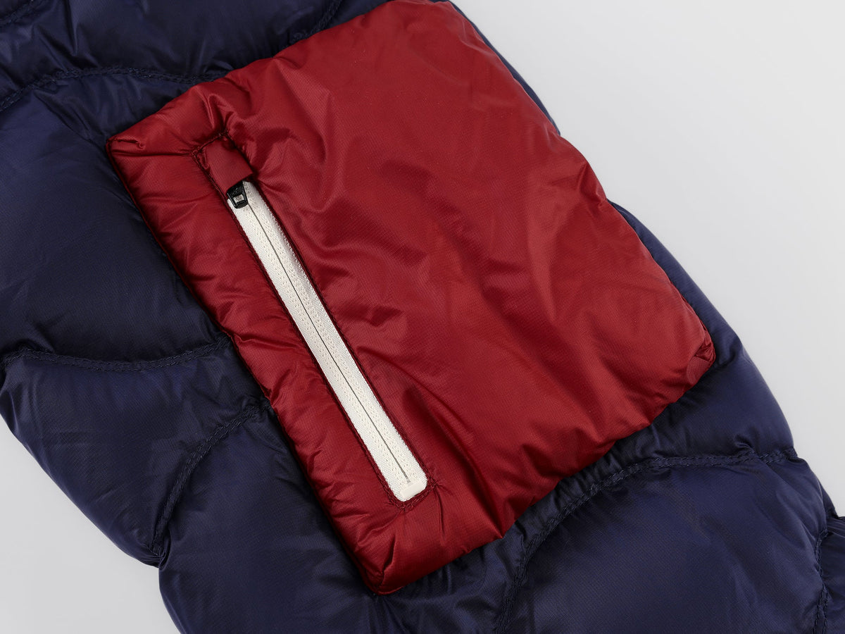 Classic bow outdoor down jacket