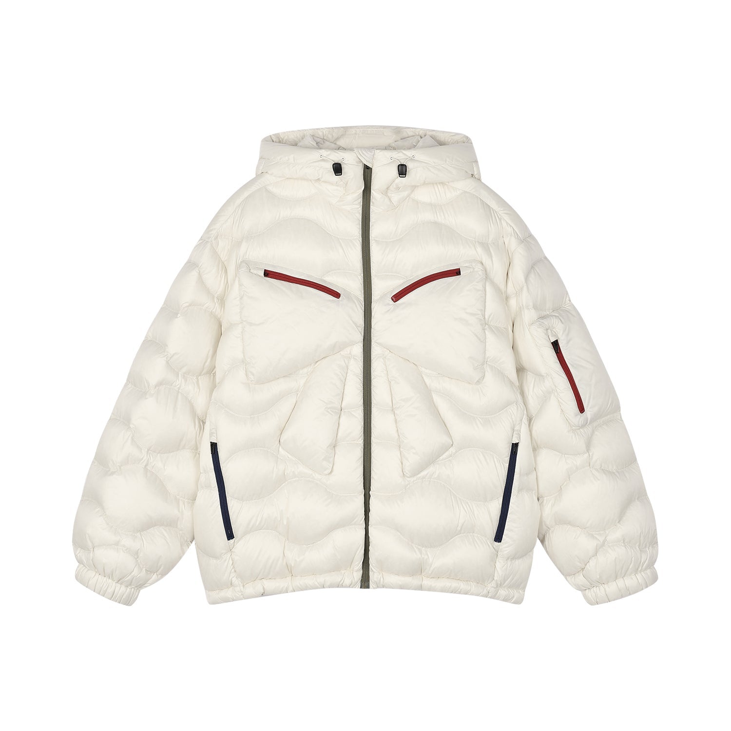 Classic bow outdoor down jacket