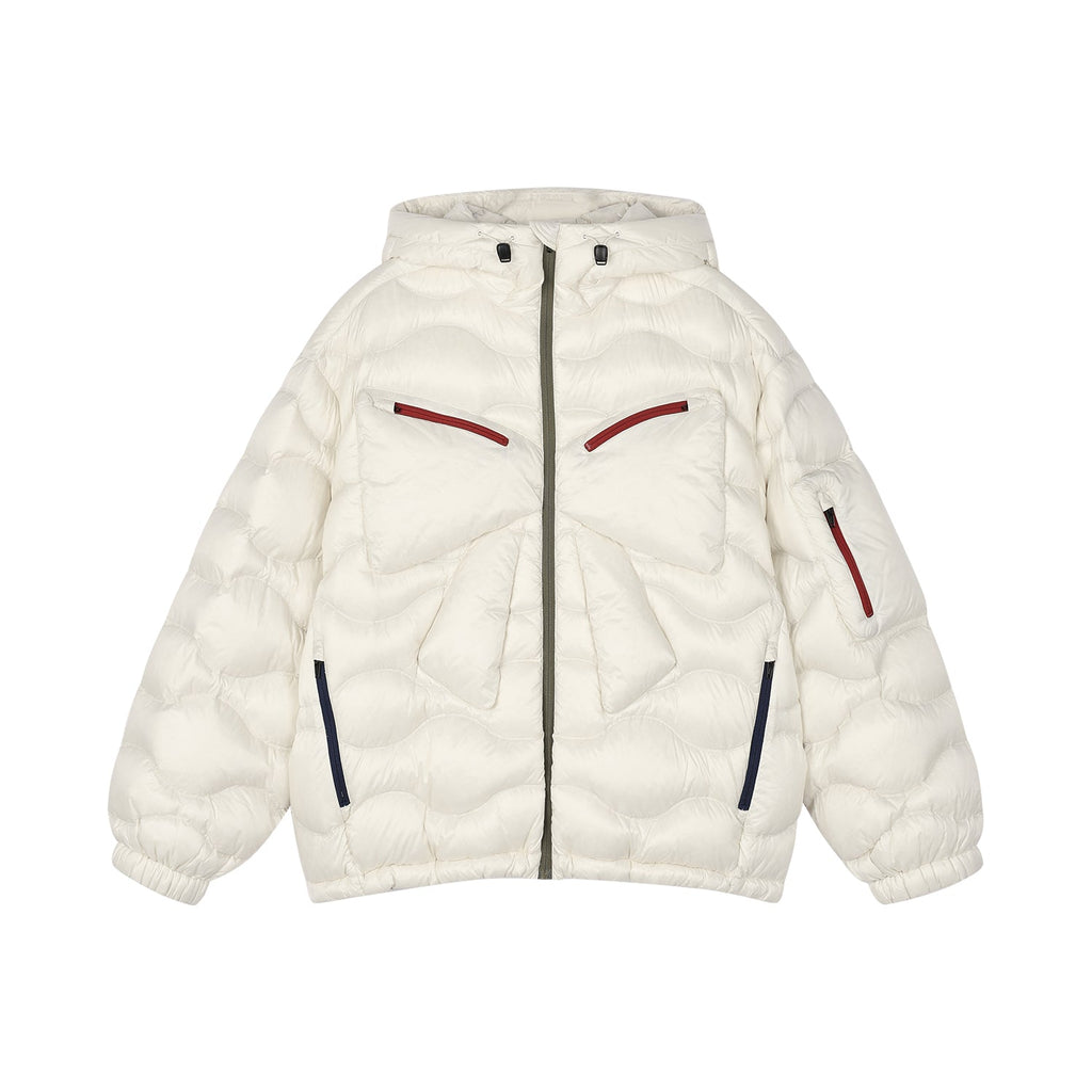 Classic bow outdoor down jacket