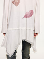 Magical garden long-sleeve t-shirt dress