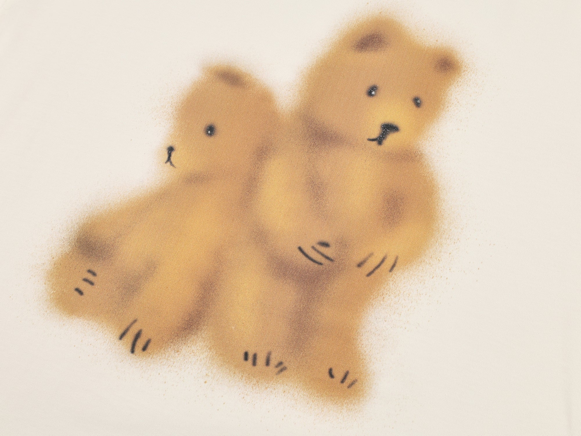 Sad bear long-sleeve t-shirt dress