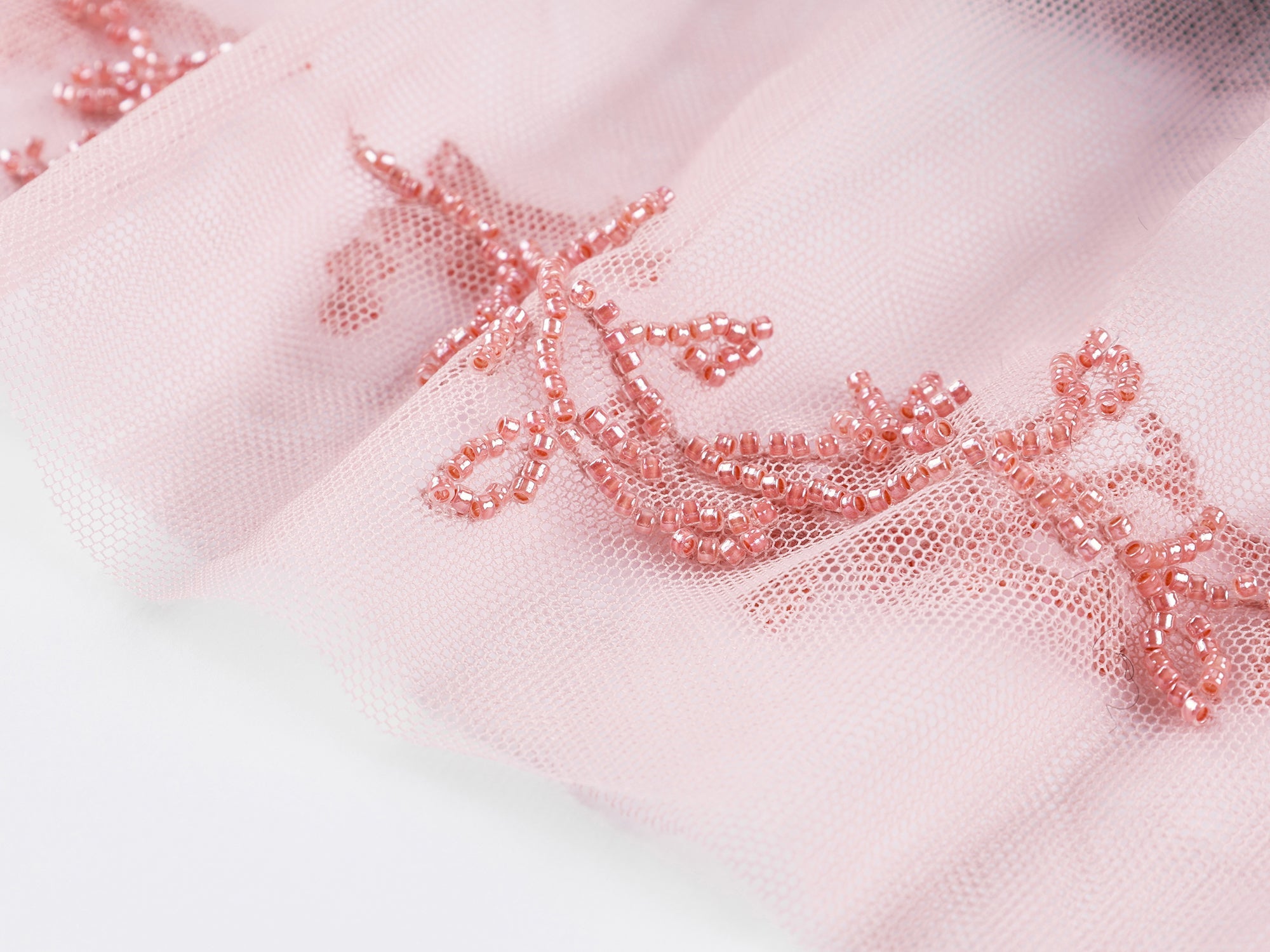 Jacquard slip dress with plush hem