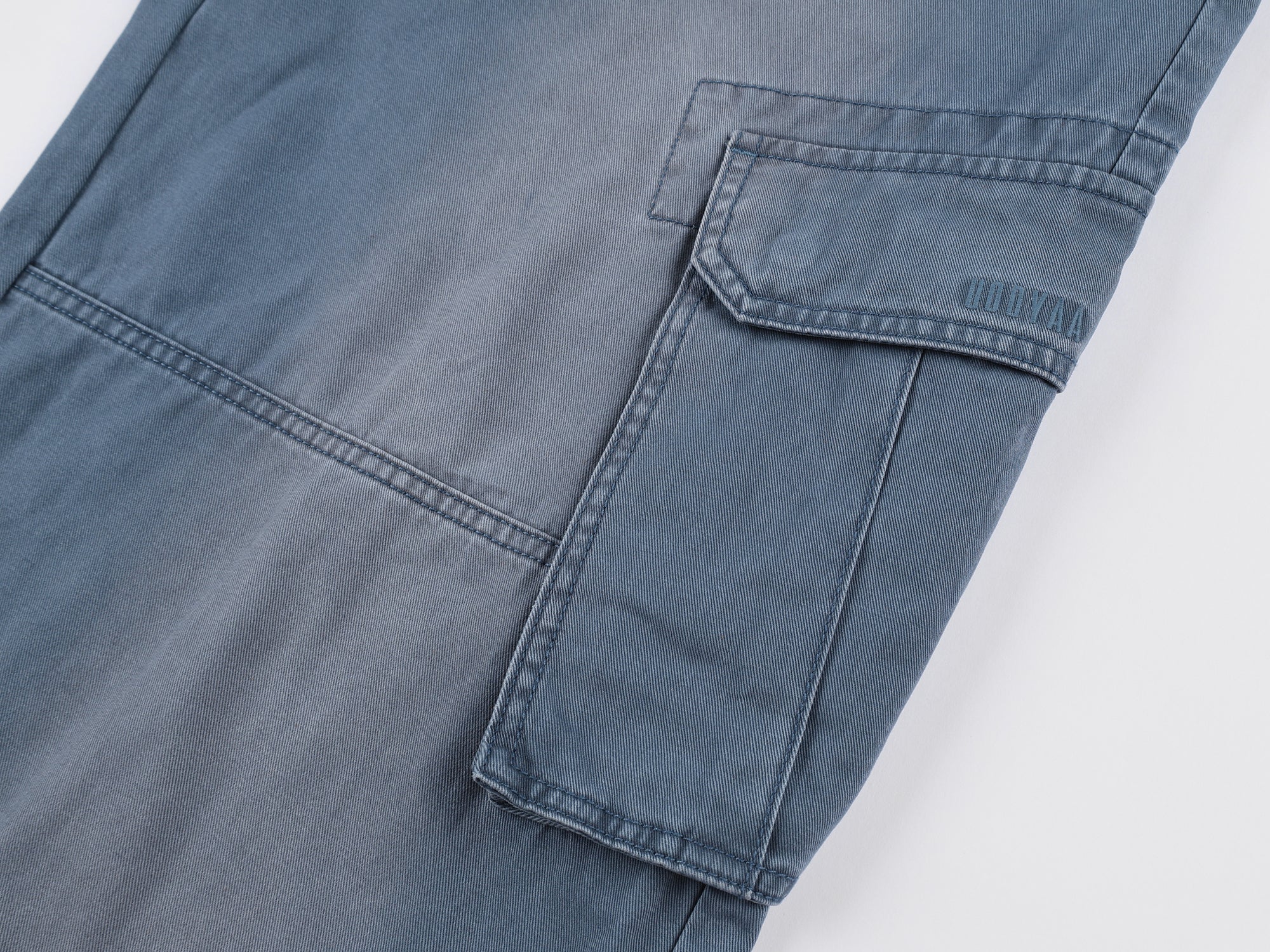 Washed french-union utility pants