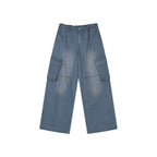 Washed french-union utility pants
