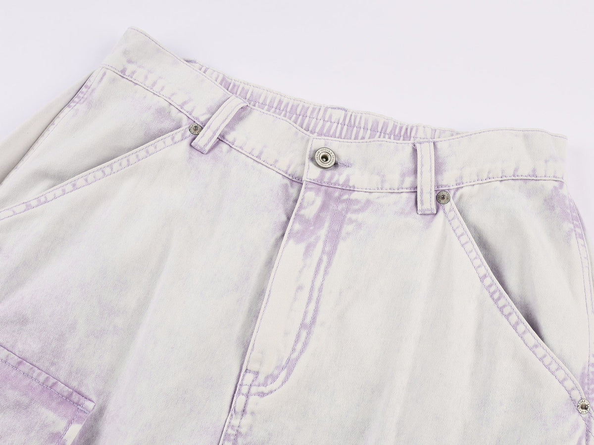 Cargo washed utility pants