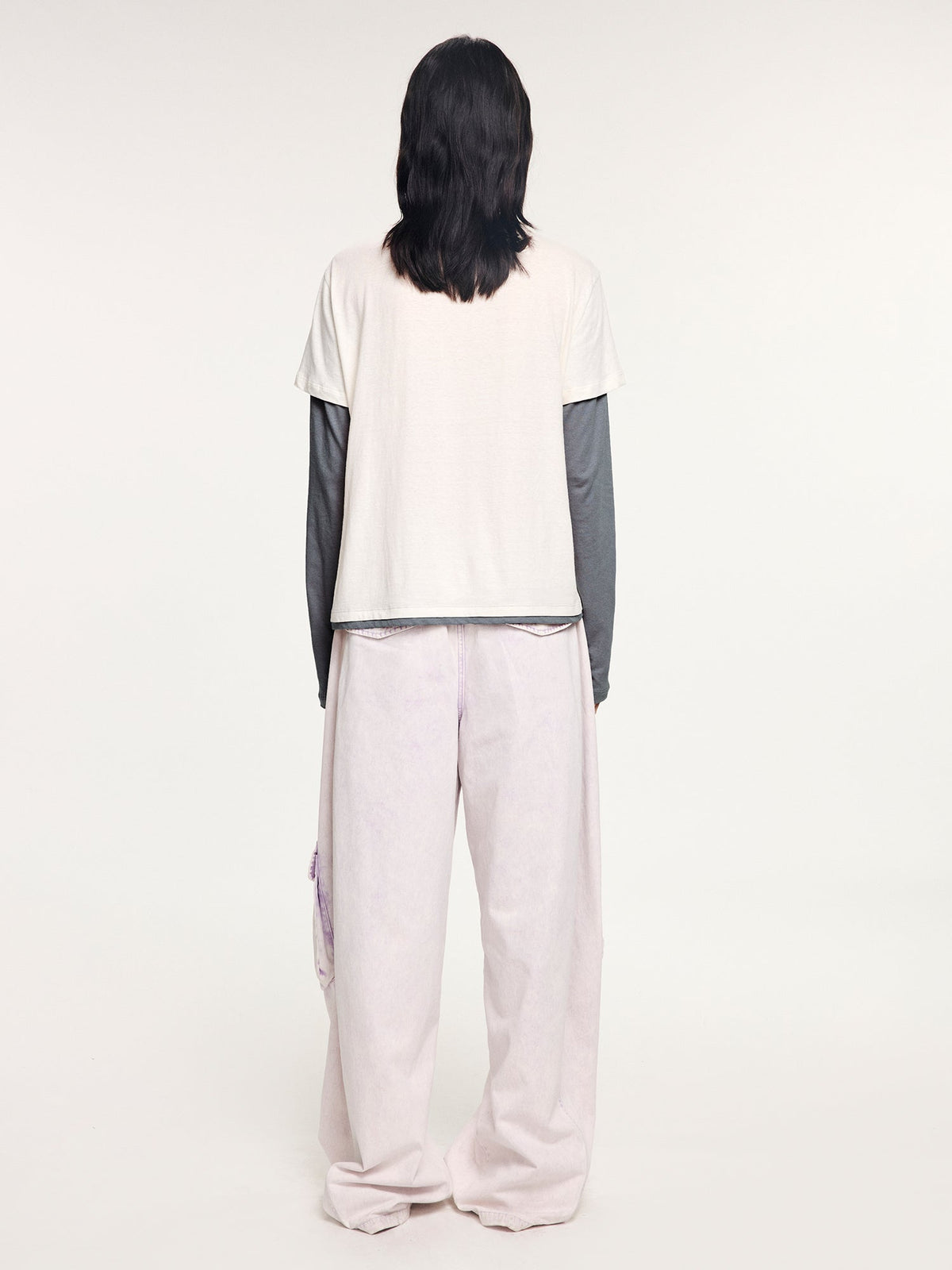 Cargo washed utility pants