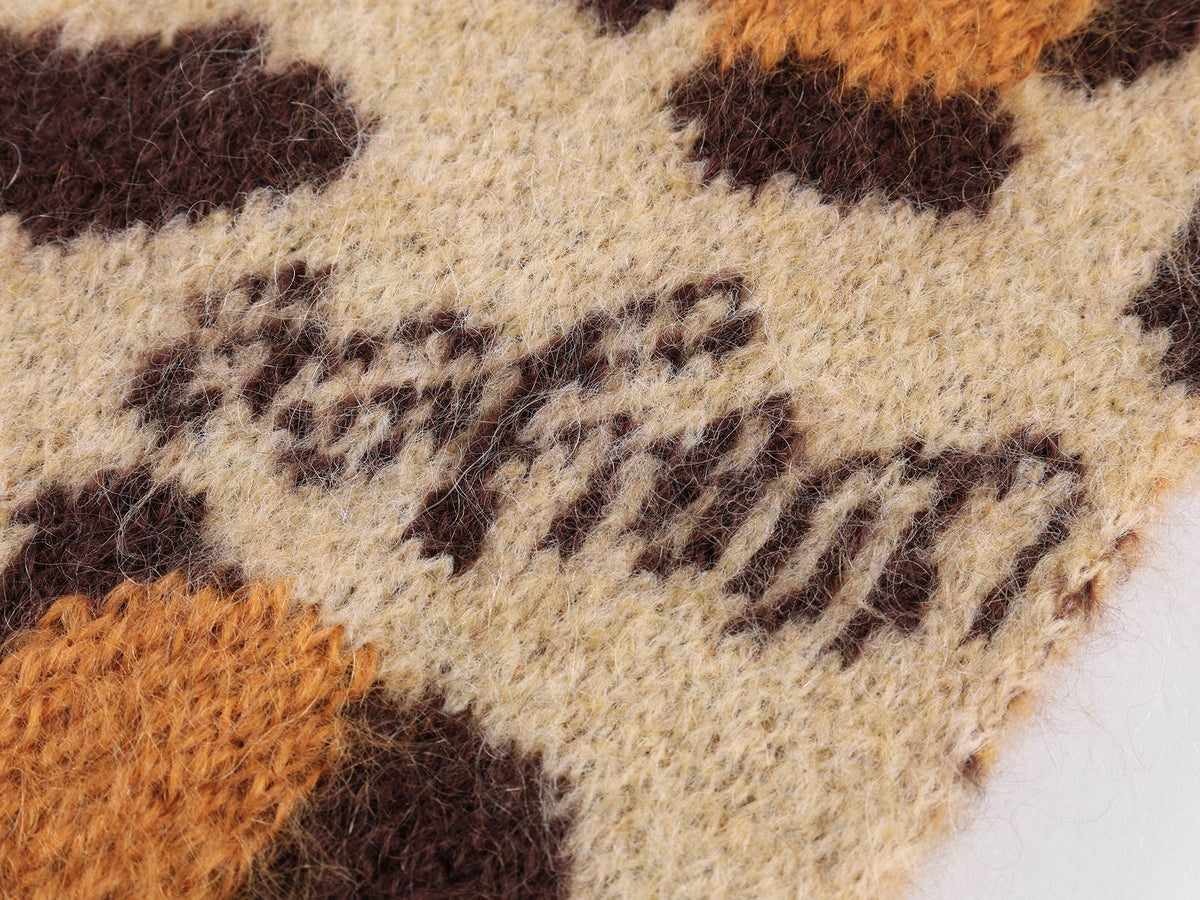 Leopard-print scarf