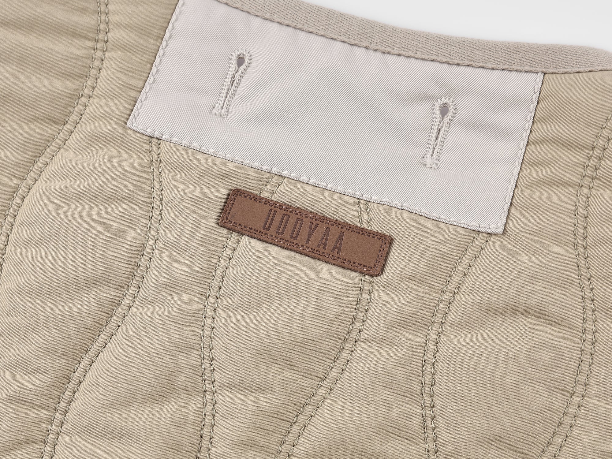 Color-block m65 quilted liner jacket