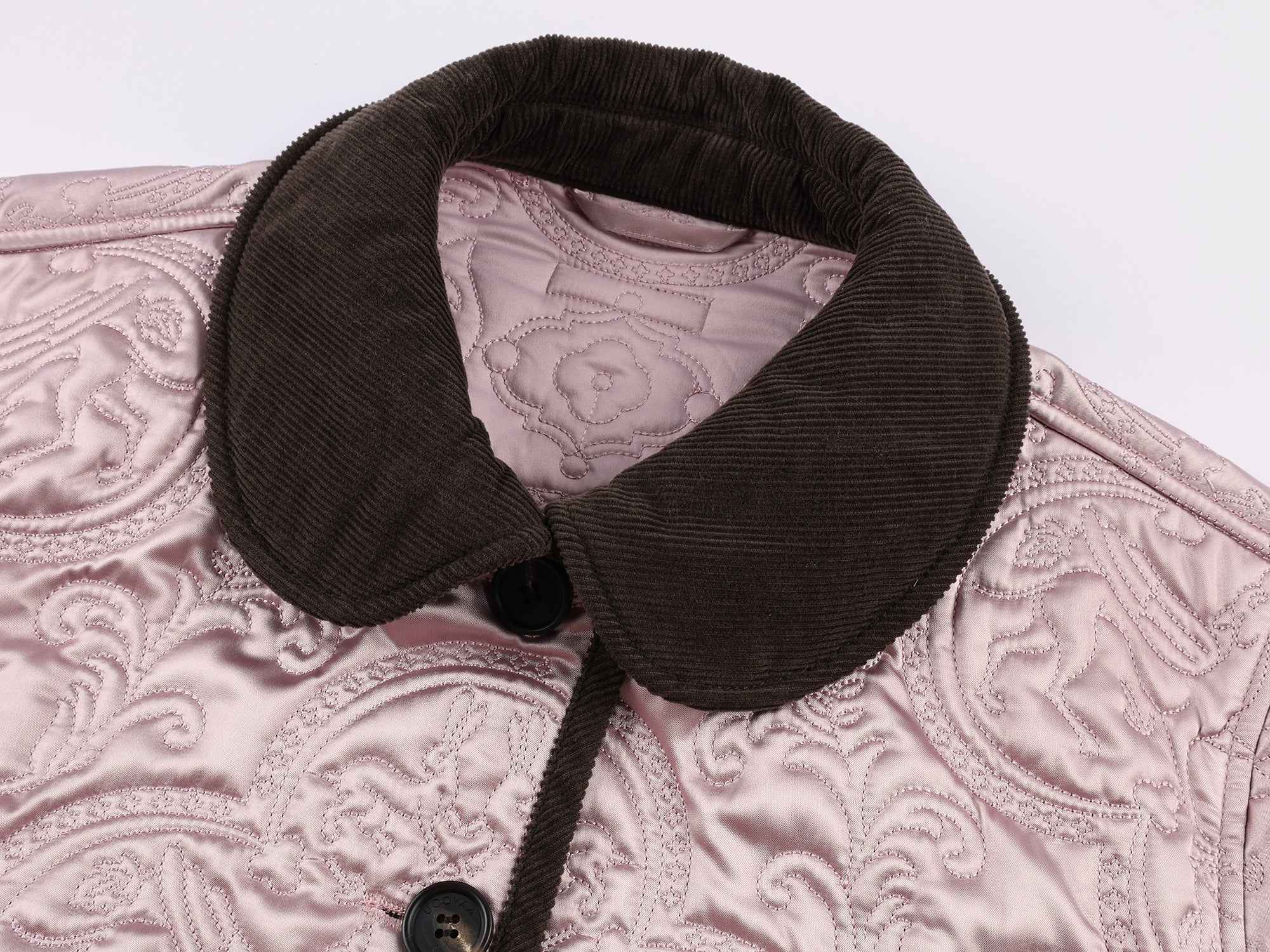 Classical motif quilted m65 liner jacket