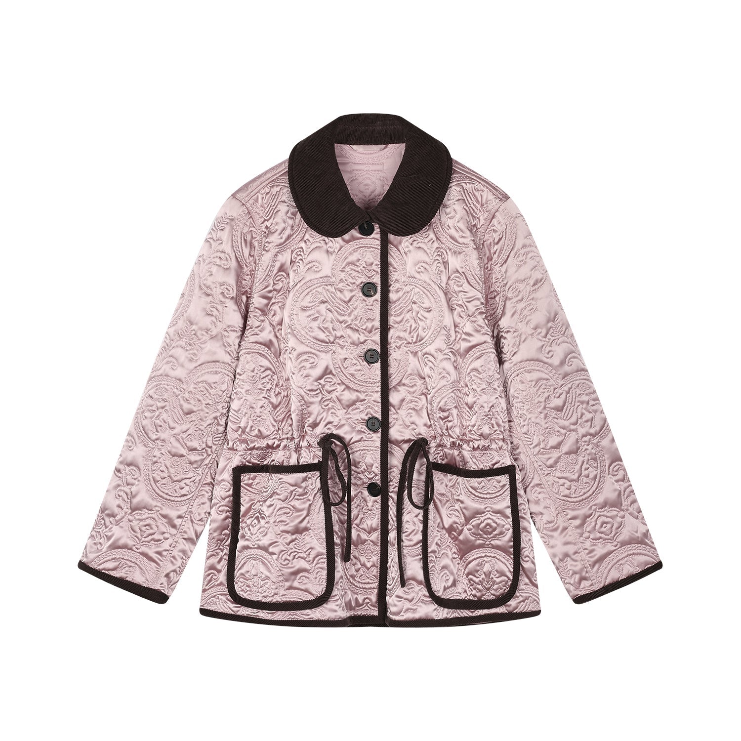 Classical motif quilted m65 liner jacket
