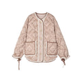 Classic jacquard M65 quilted jacket