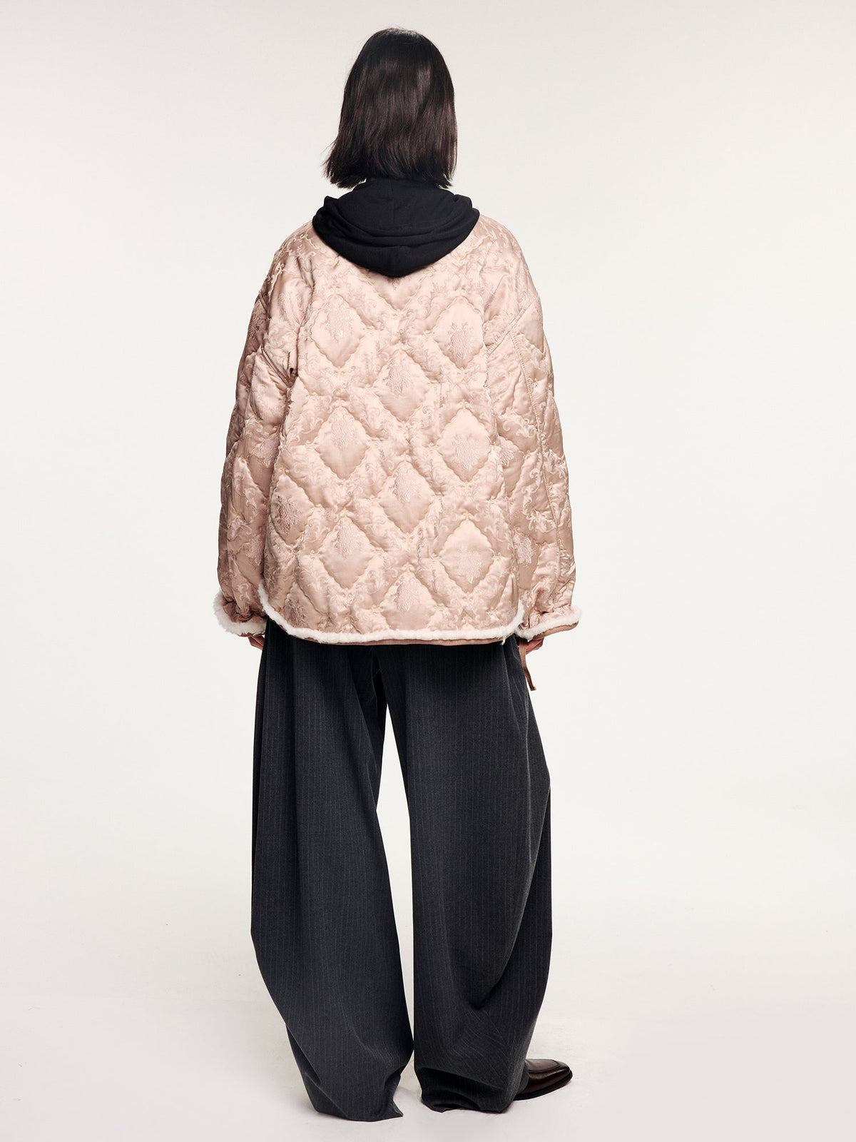 Classic jacquard M65 quilted jacket