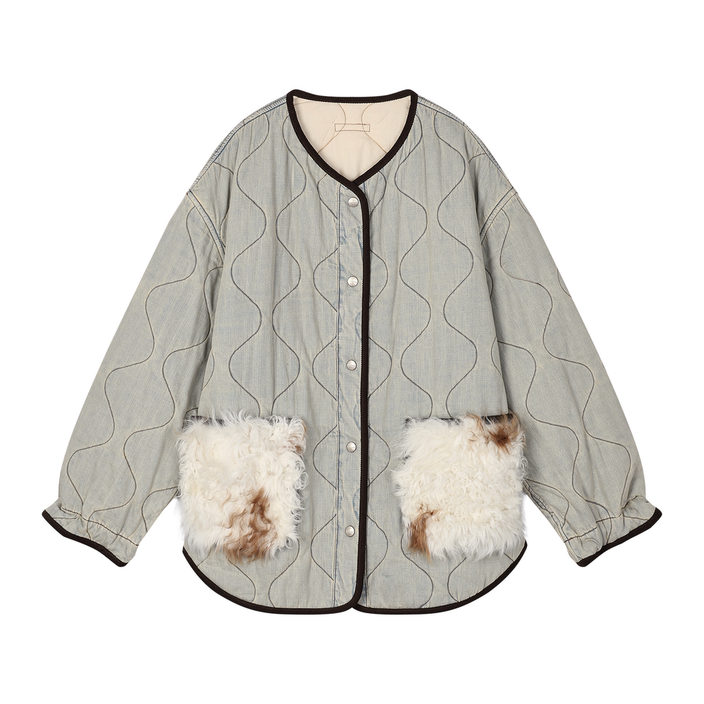 M65 inner cotton jacket with wool pockets