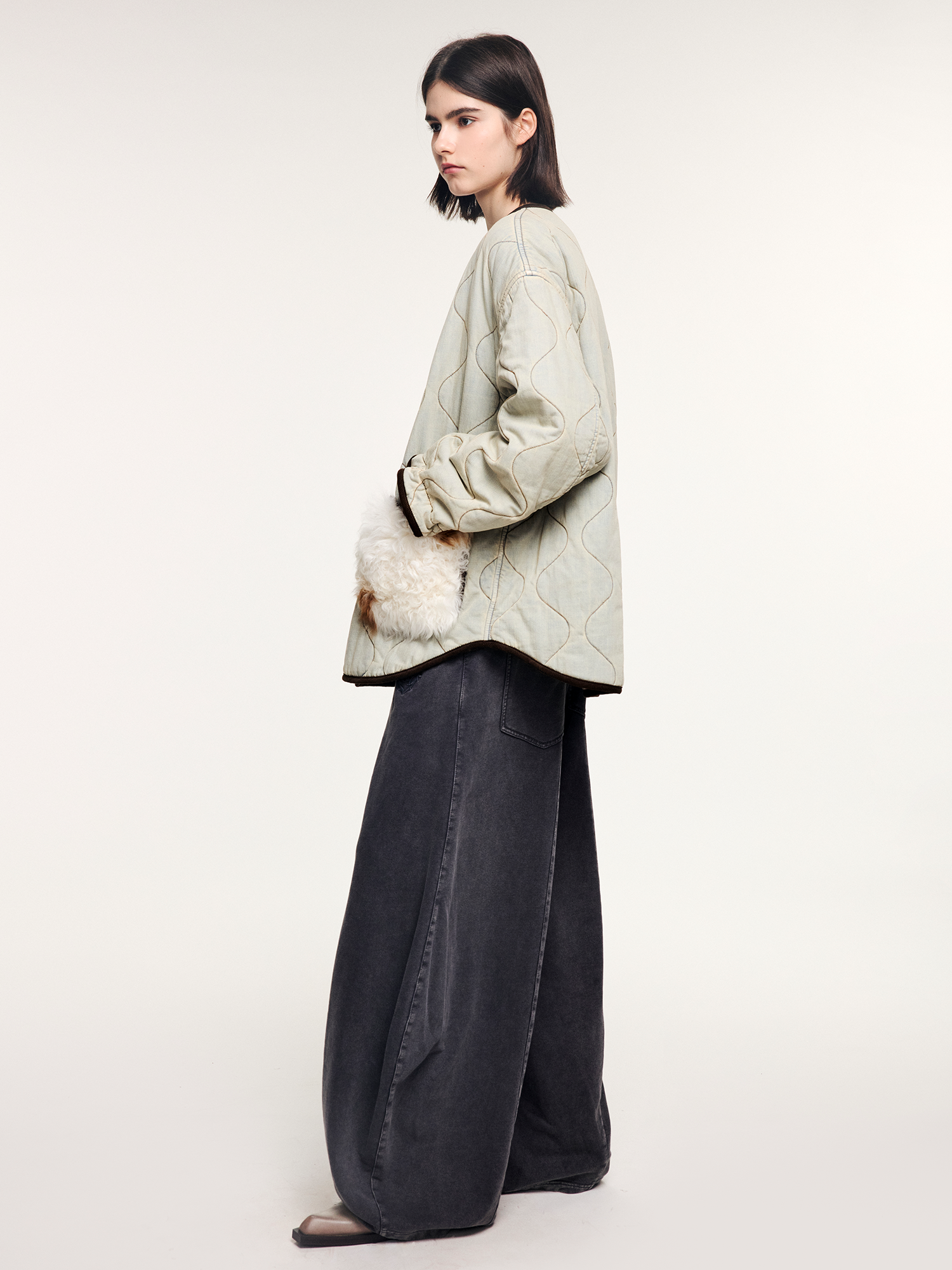 M65 inner cotton jacket with wool pockets