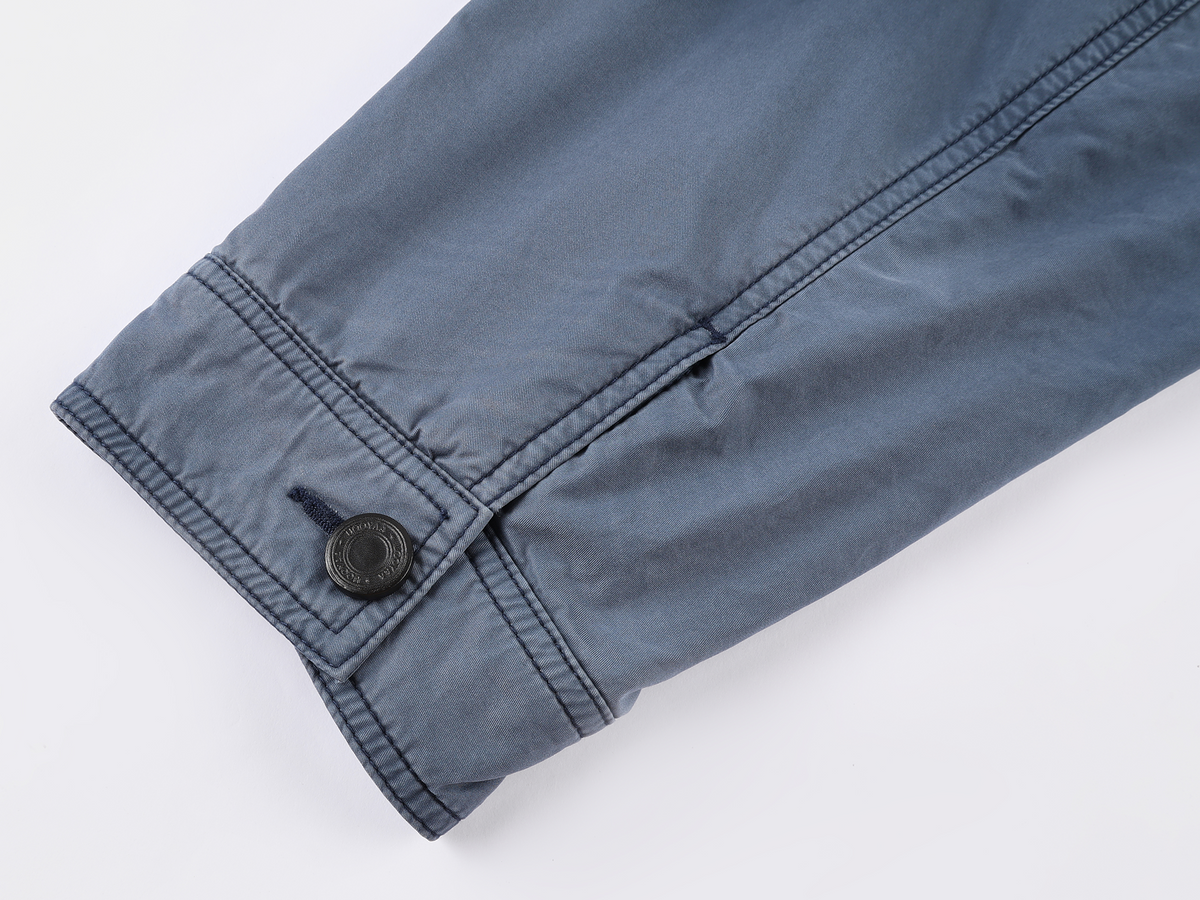 Wool collar french workwear cotton jacket