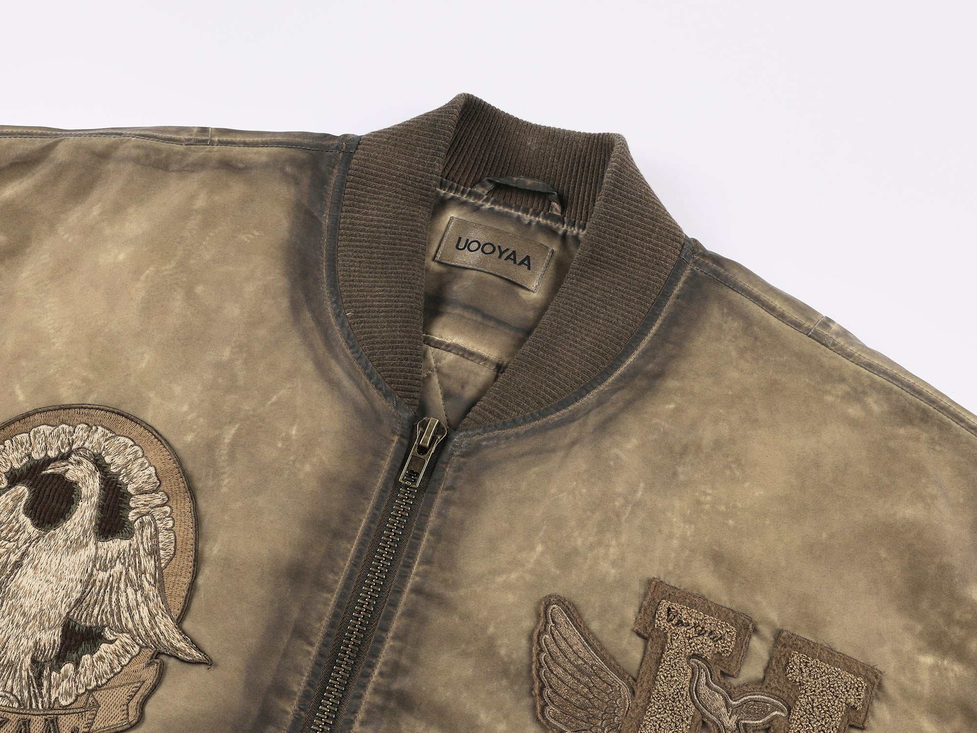 Fantasy patch air-force cotton jacket