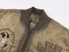 Fantasy patch air-force cotton jacket