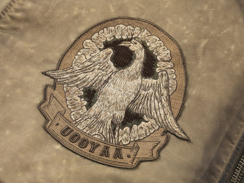 Fantasy patch air-force cotton jacket