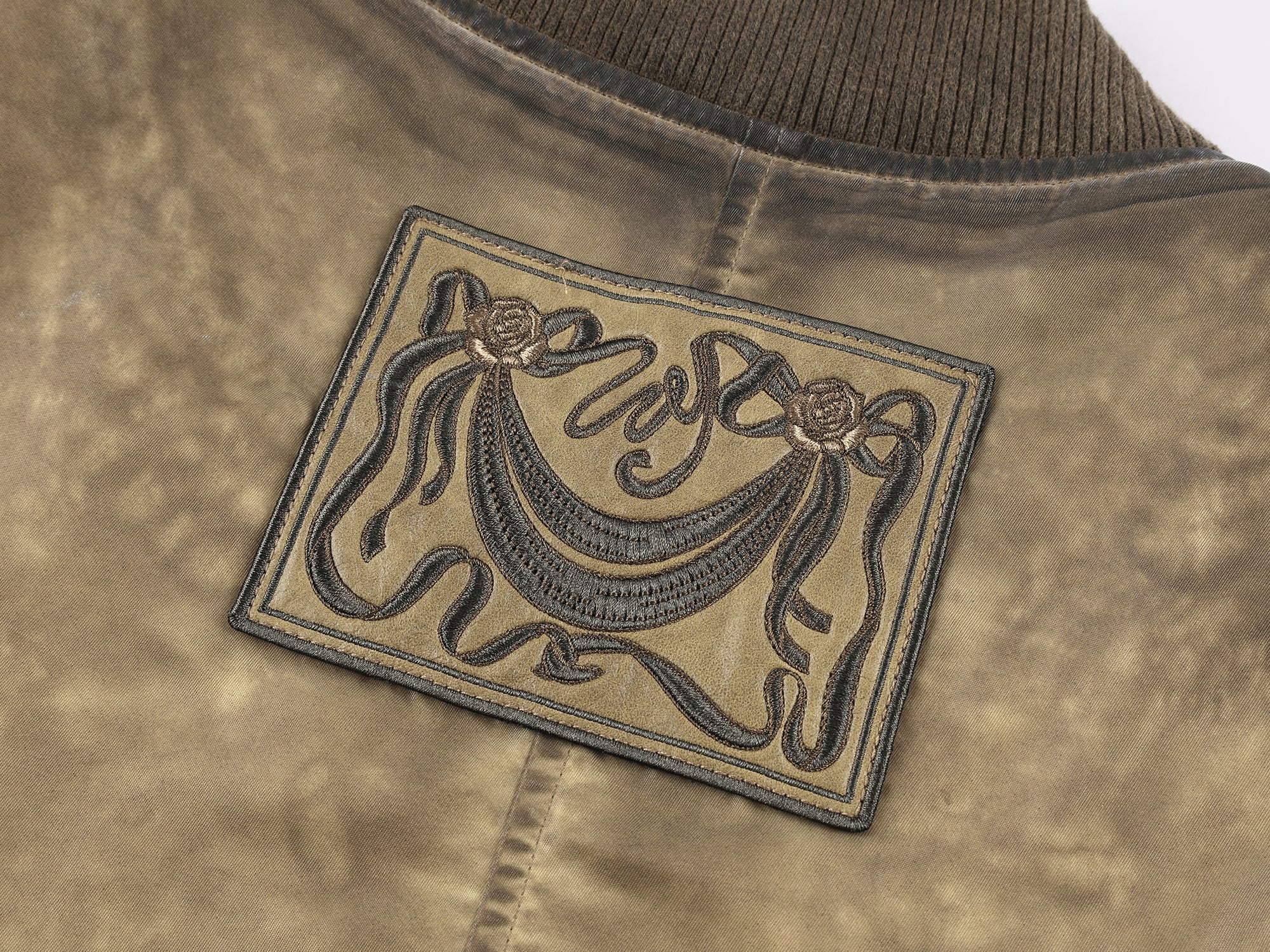 Fantasy patch air-force cotton jacket