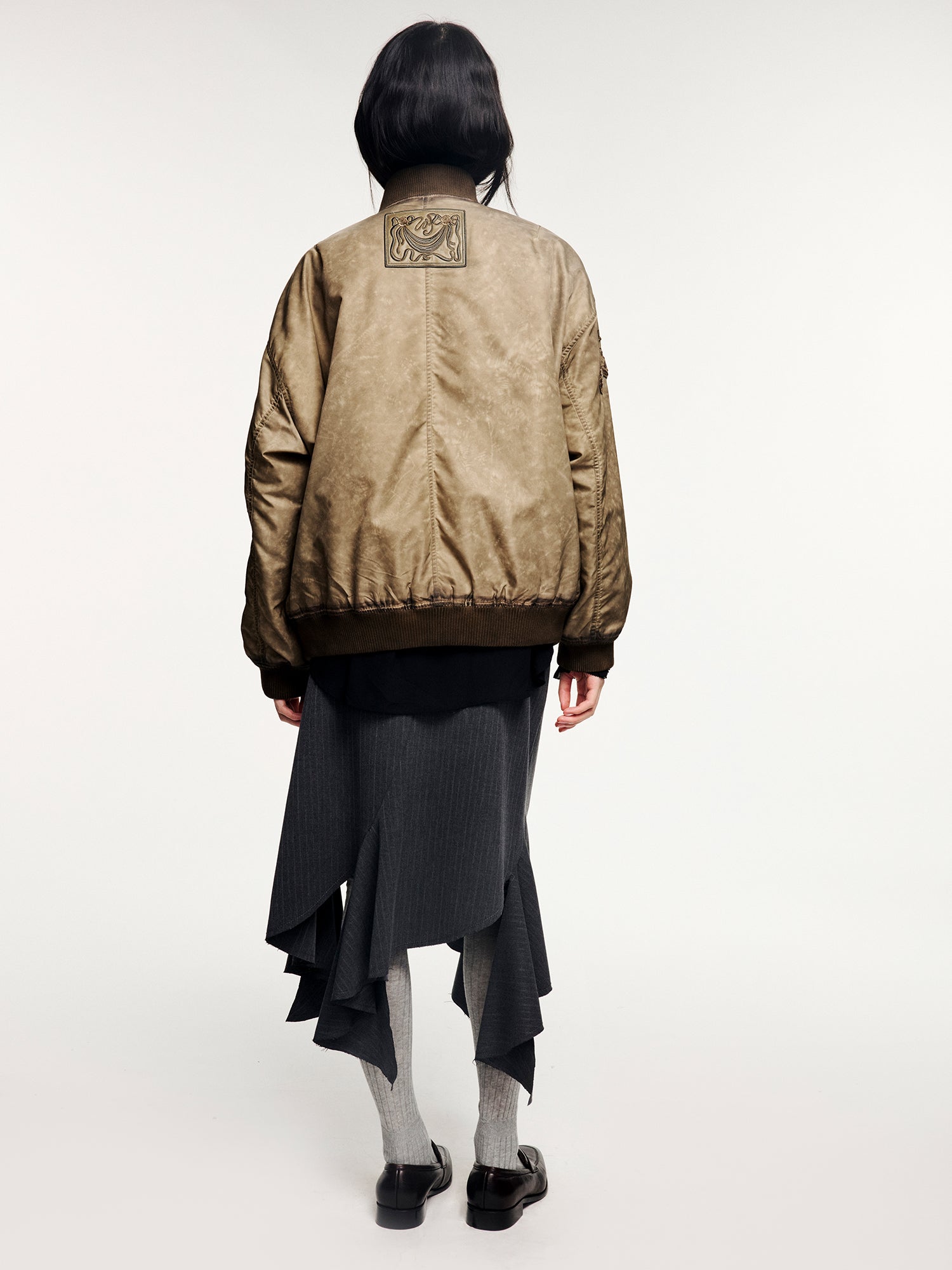 Fantasy patch air-force cotton jacket