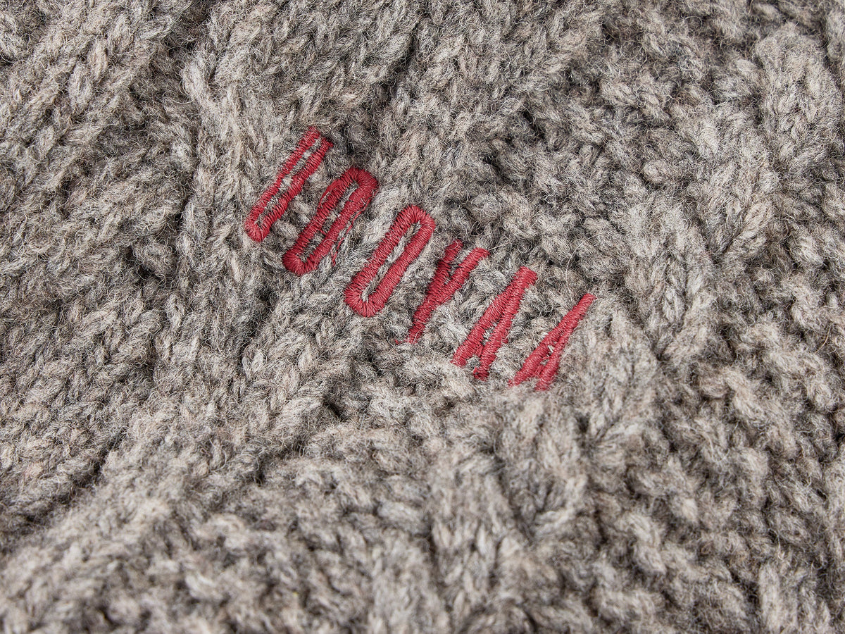 Two-piece layered cardigan-style padded jacket