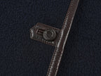 Balmacaan wool coat