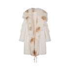 Parka with toscana shearling collar