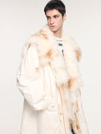 Parka with toscana shearling collar