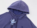 Handcrafted wool felt octopus hoodie