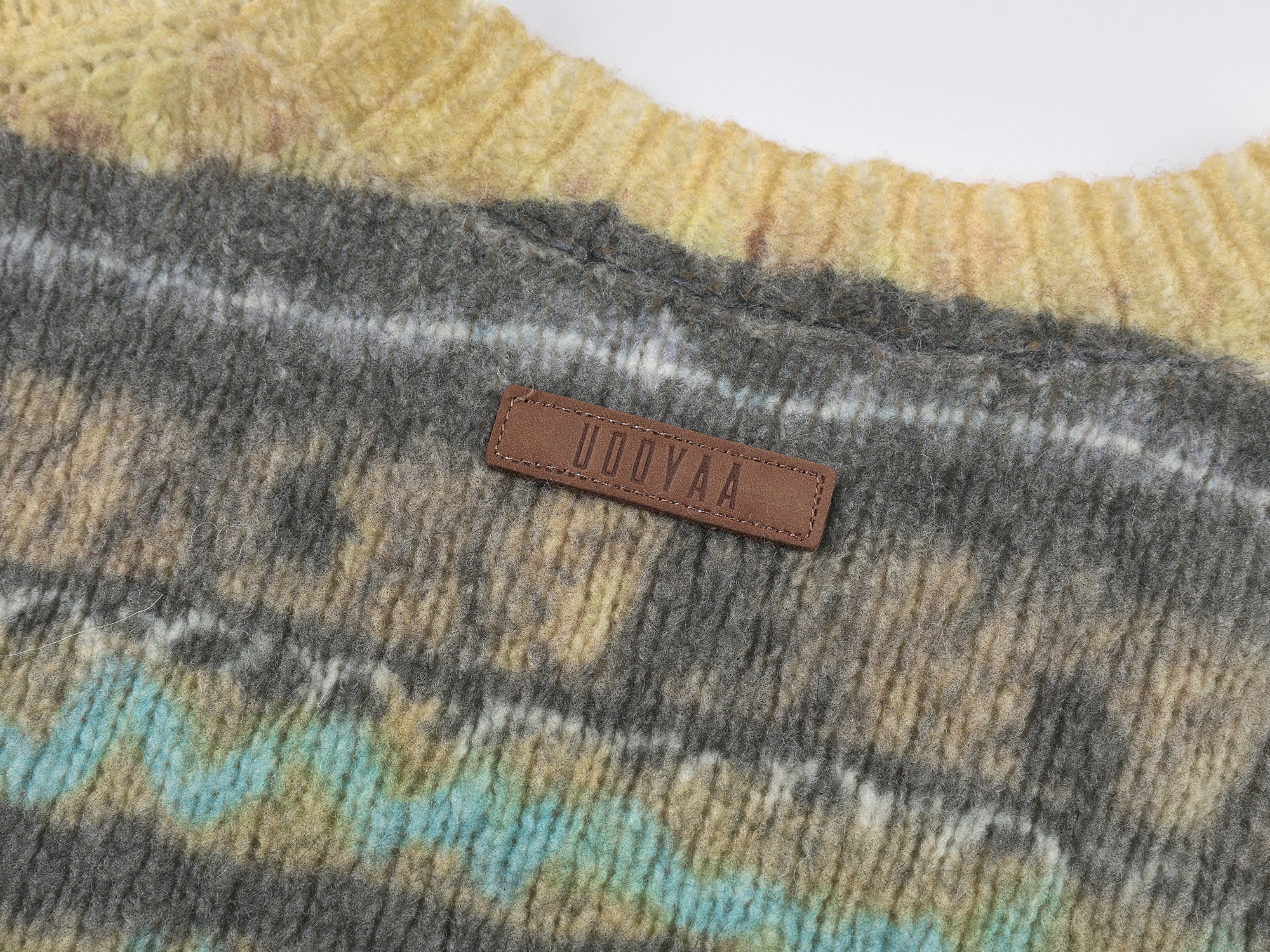 Vintage sweater print pullover knit