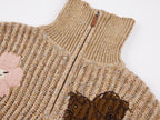 Fantasy elf handmade collar pullover