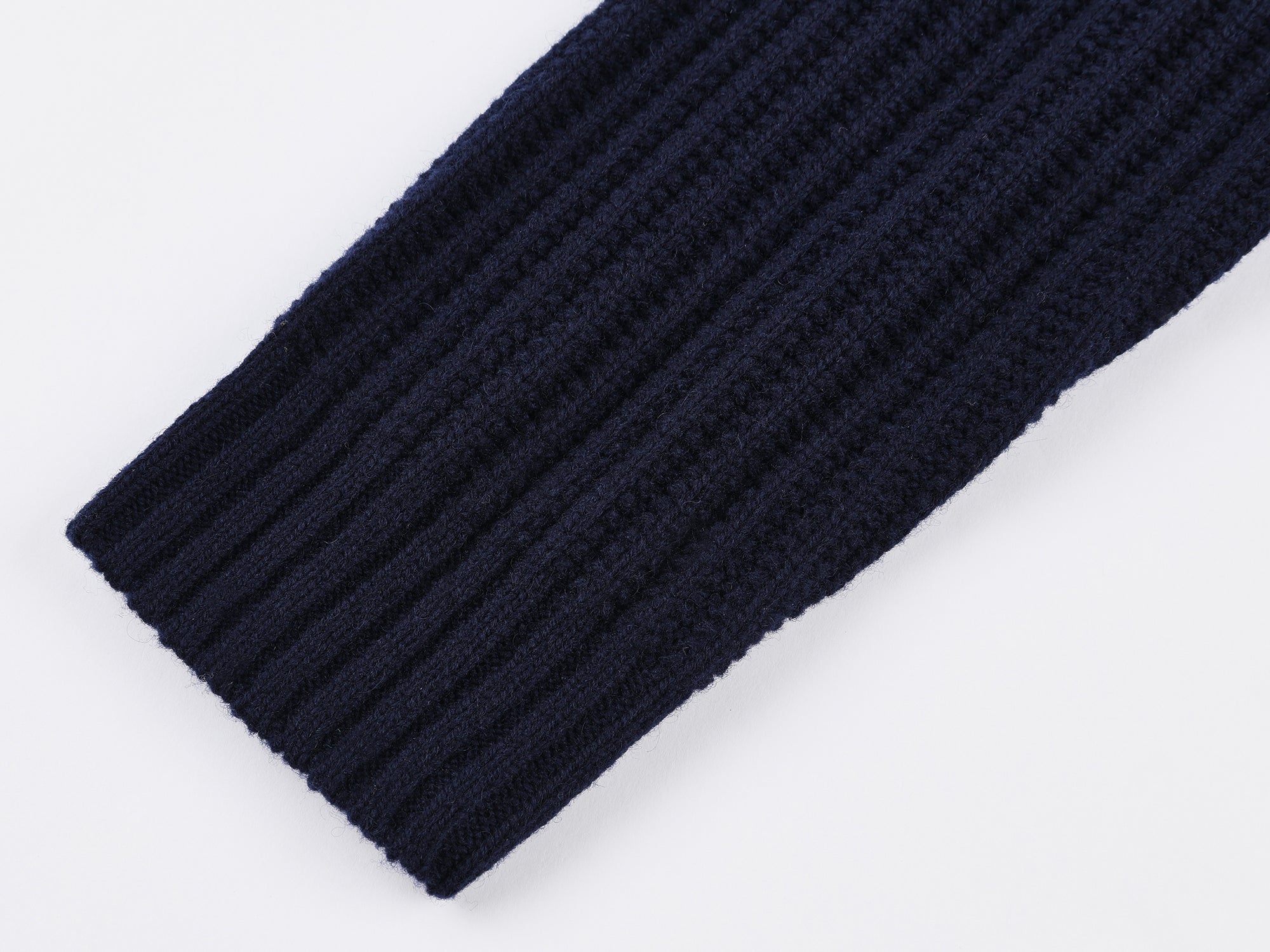 Vintage layered-look polo collar pullover knit