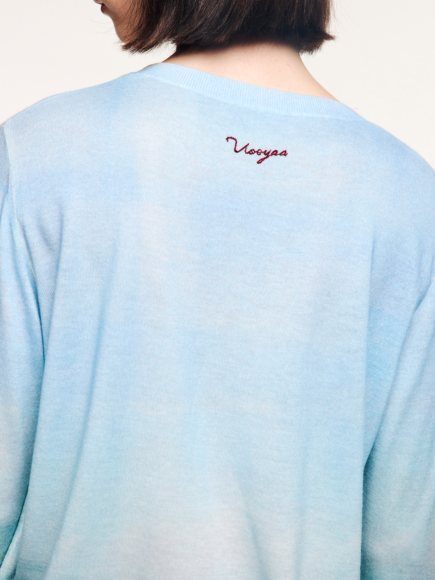 Crying cloud face pullover sweater