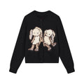 Bunny sprite knit cardigan