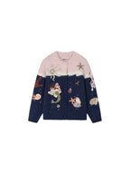 Handcrafted undersea scene cardigan