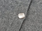 Felted wool knit cardigan