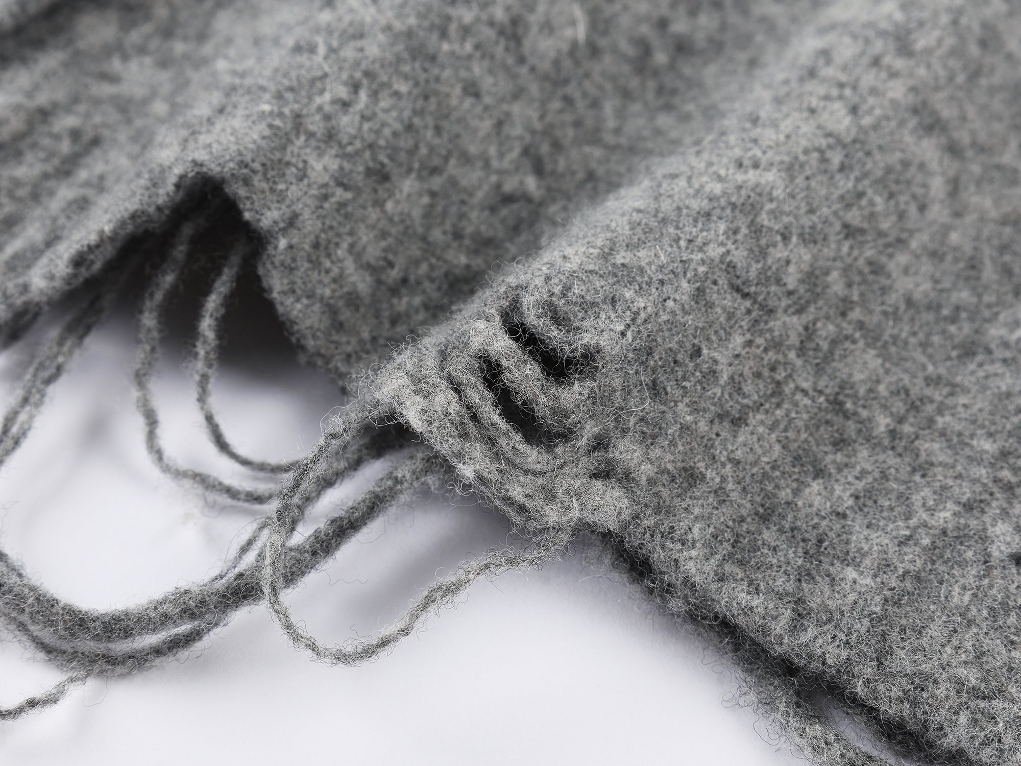 Felted wool knit cardigan