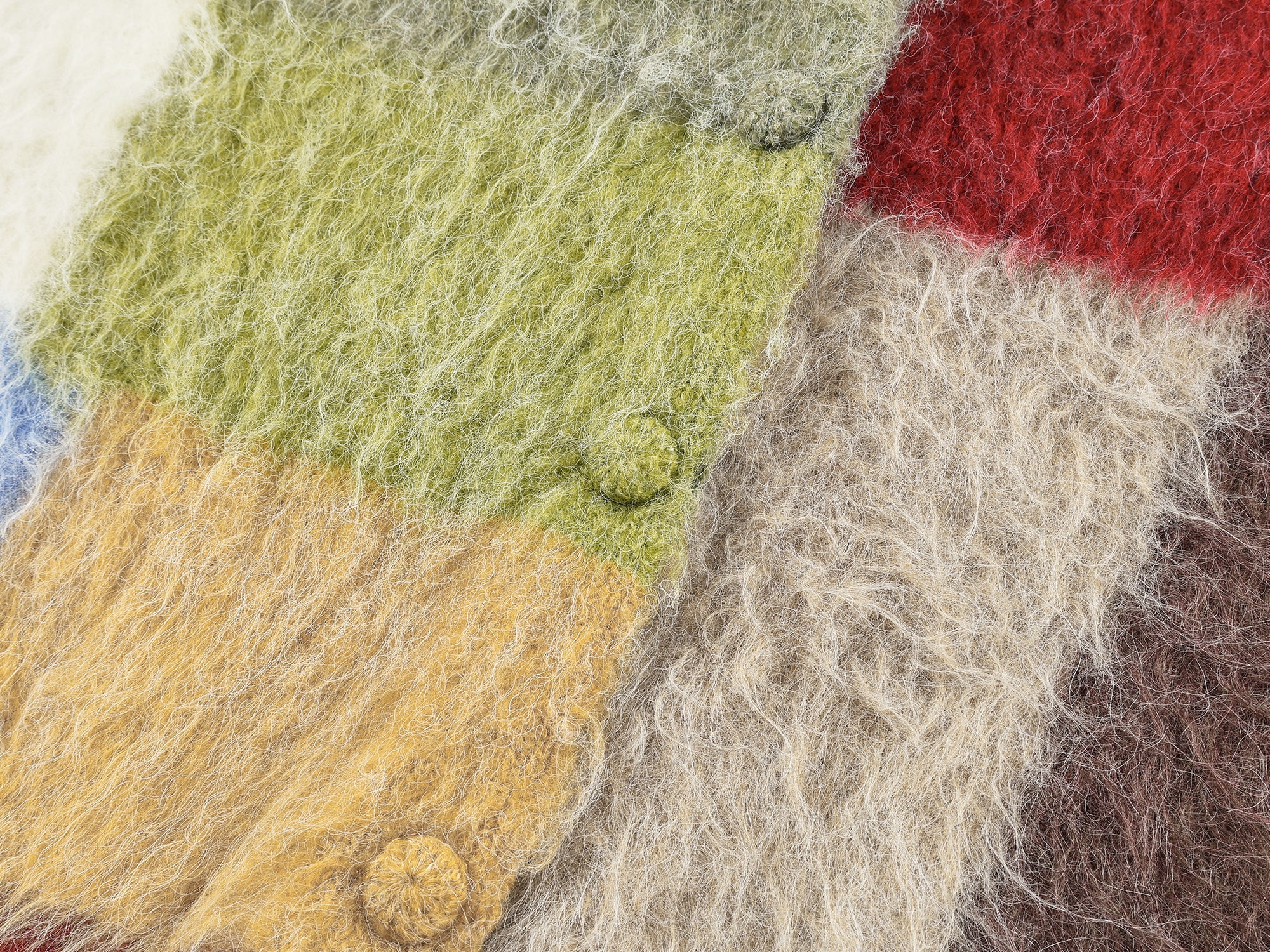 Color block knit cardigan