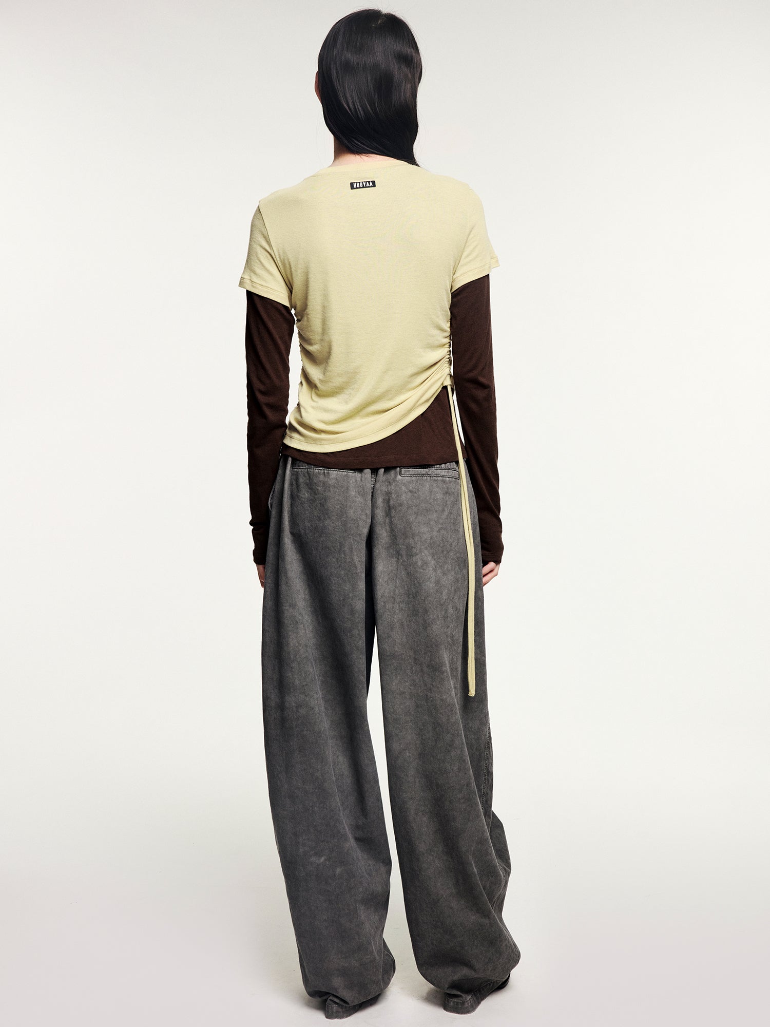 Magical garden beaded layered t-shirt