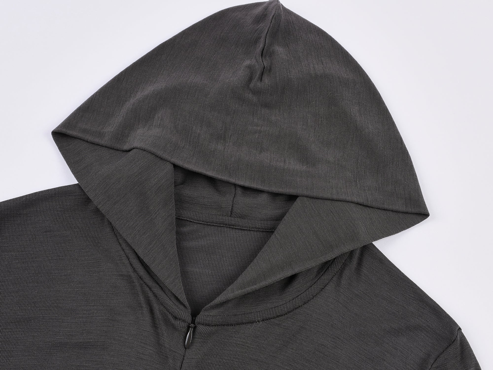 Lace panel sporty long sleeve t-shirt